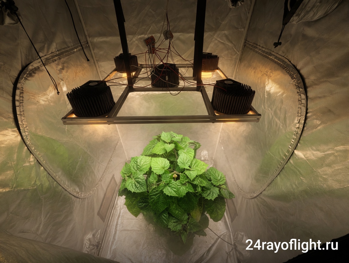 Мощный LED светильник Ray Of Light 320 Вт